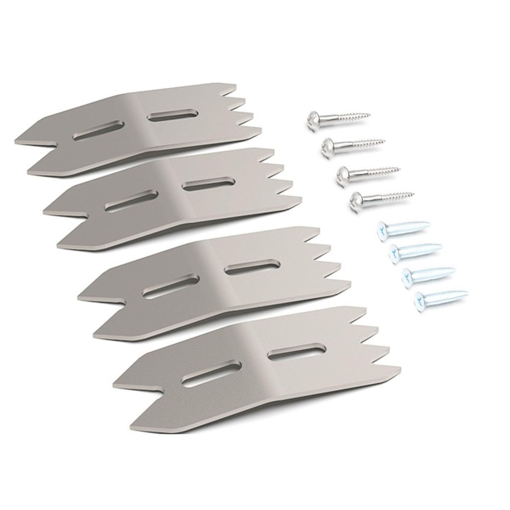 4 PCS Aluminum Alloy Woodworking Clamping Dogs for Slab Flattening