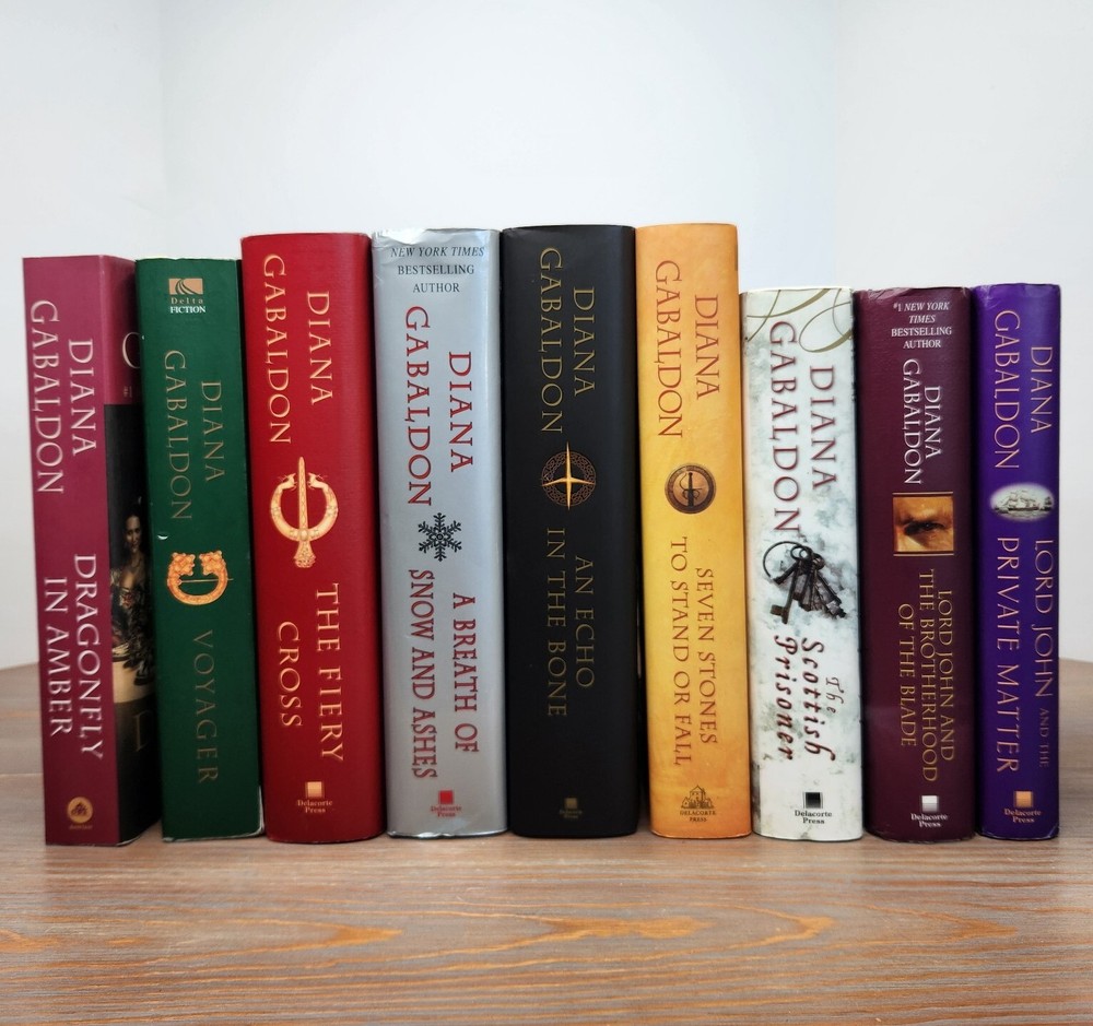 Diana Gabaldon OUTLANDER LORD JOHN лот из 9 (#2 3 5 6 7 плюс) смесь HC/Trade PB