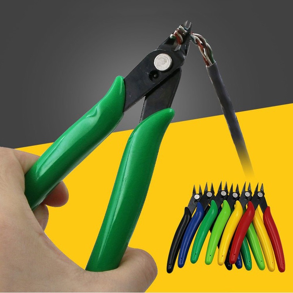 Effortless Wire Stripping with Oblique Mouth Diagonal Pliers