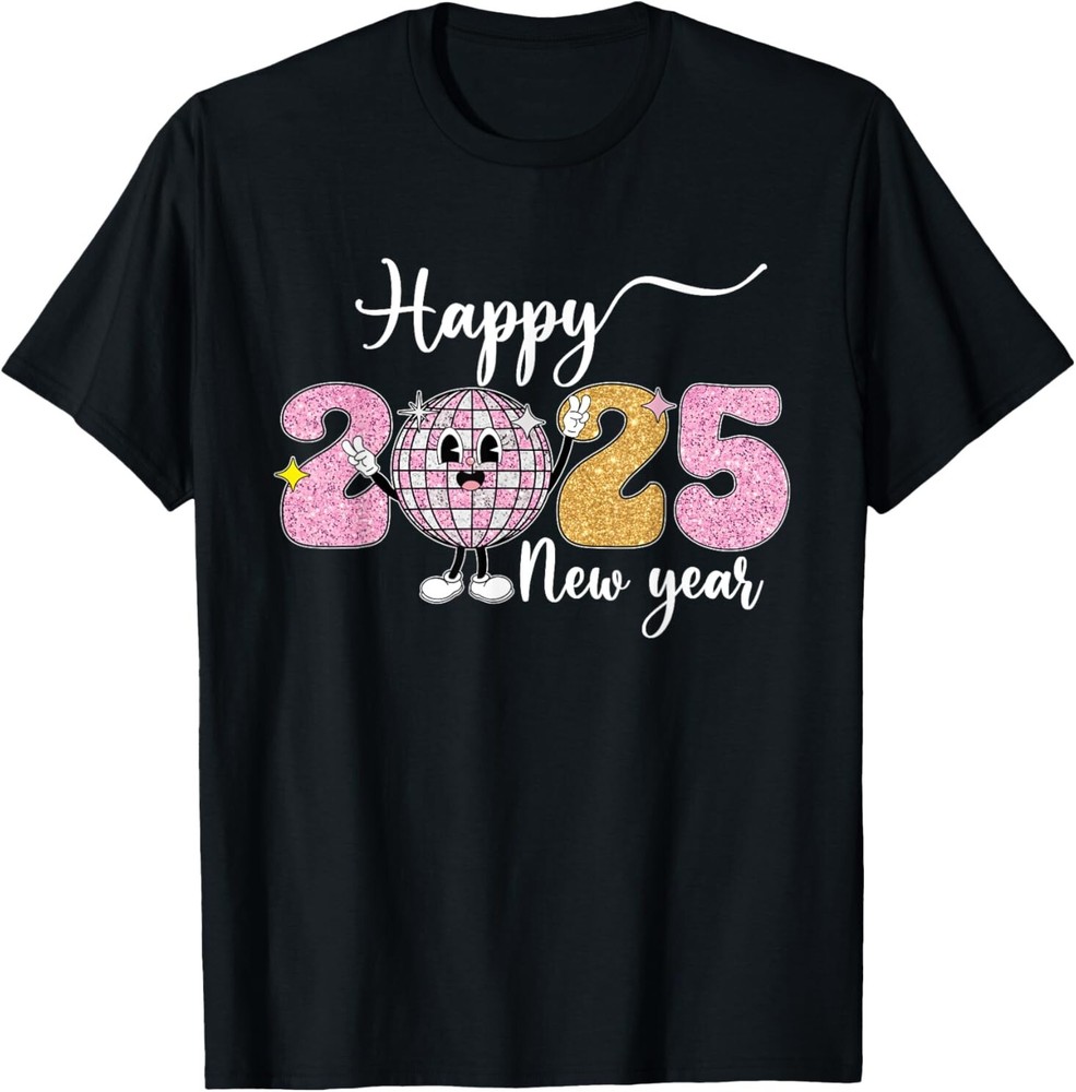 NEW Celebration 2025 Happy new Year 2025 Party Family Matching Tee T-Shirt S-3XL