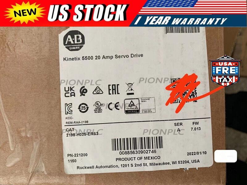 NEW Allen Bradley 2198-H025-ERS2 Servo Drive Factory Sealed
