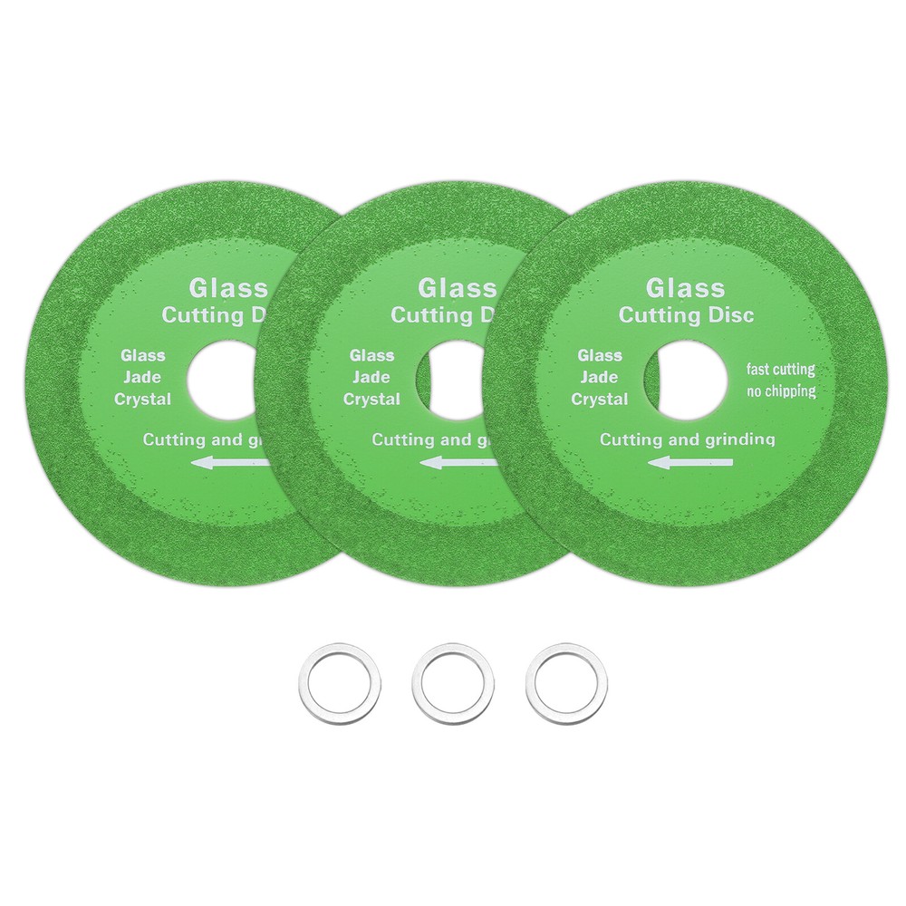 3 Pack Glass Cutting Disc 4 Inch Diamond Cutting Disc with 4/5