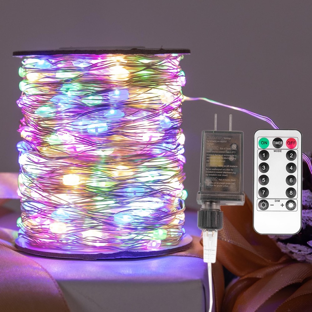 400FT Waterproof LED Fairy Lights with Remote - 1200 LEDs, 8 Lighting Modes for Indoor Outdoor Decor