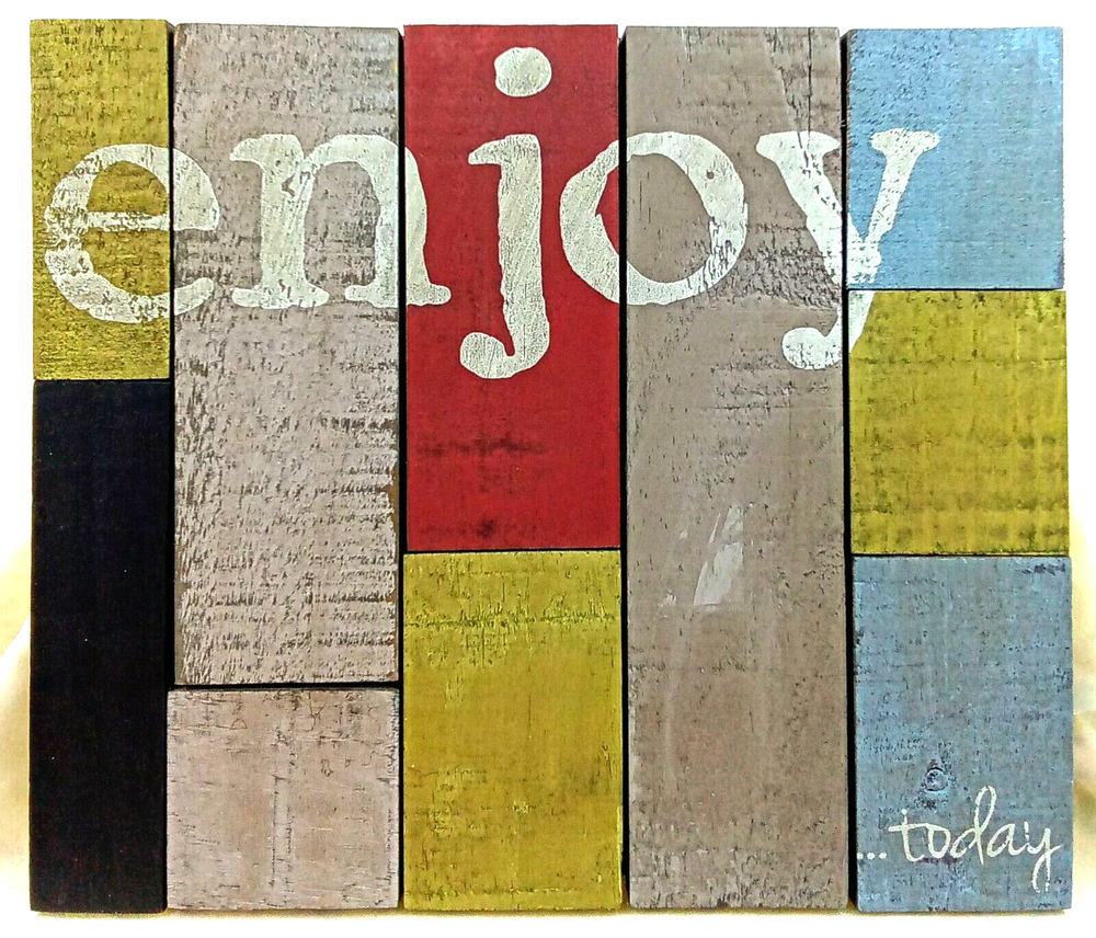 Rustic Floral Wood Sign Primitive Farmhouse Decor 11.5x10 Inches