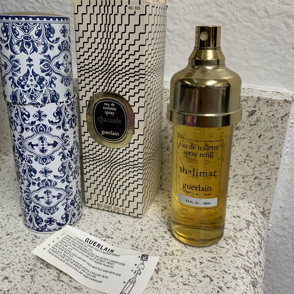 SHALIMAR Guerlain EAU DE COLOGNE  Spray 3.3 FL. 100 ML