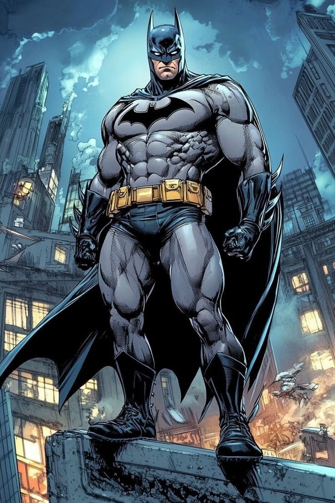 DC Comics Batman Gotham Knight Night Watch Paper Poster 210 GSM (No Frame)