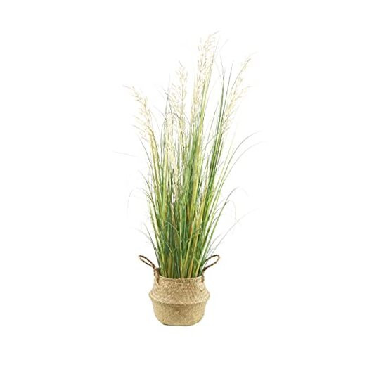 4ft Tall Artificial Grass Faux Plant for Indoor Home Decor  