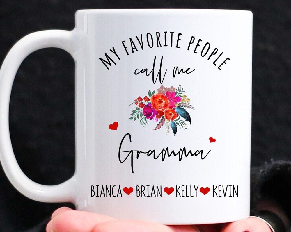Stocking Stuffer For Gramma Personalized Gramma Christmas Mug Gift Gifts For
