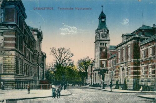 Ansichtskarte Darmstadt 1917 Technische Hochschule  (Nr.830)