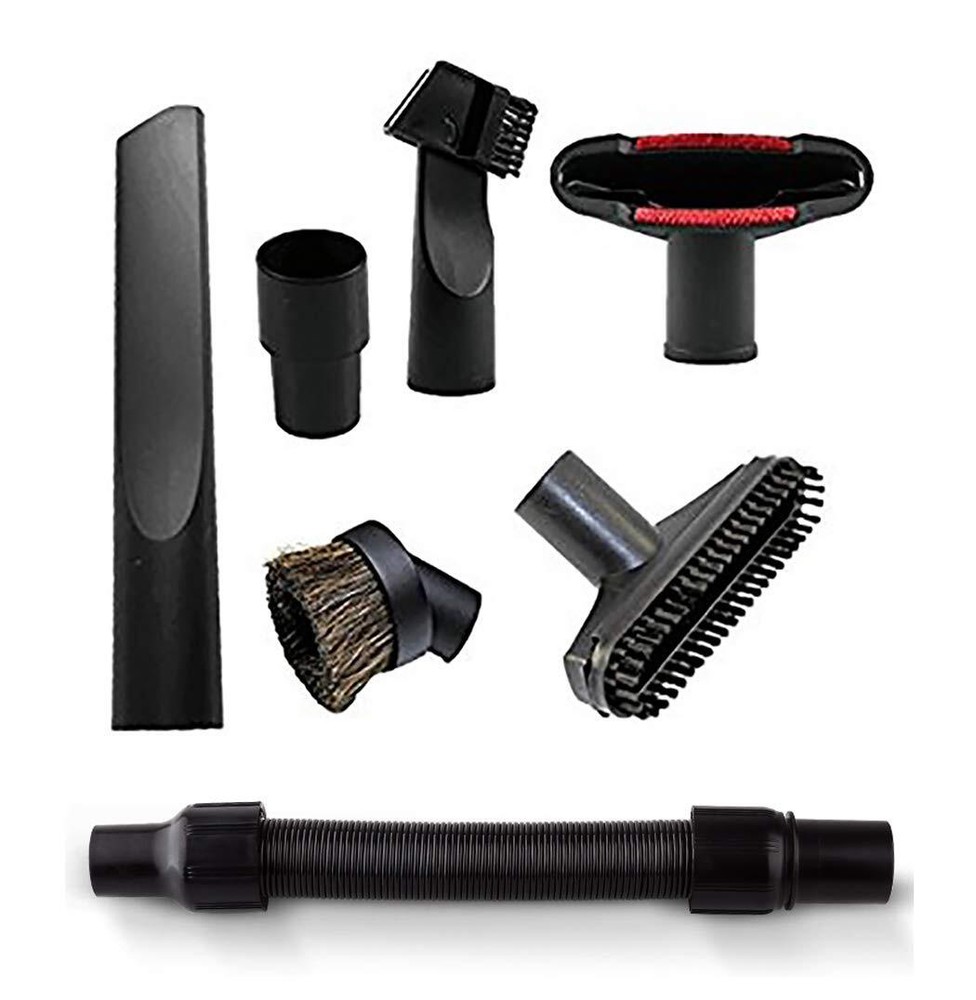 Vacuum Cleaner Attachments Flexible Extension Hose Brush Nozzle Crevice Tools...