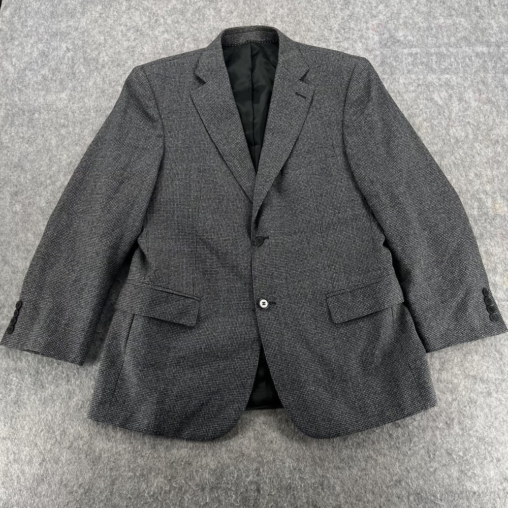 Christian Dior Classic 2 Button Gray Wool Blazer Jacket Sports Coat Mens 50