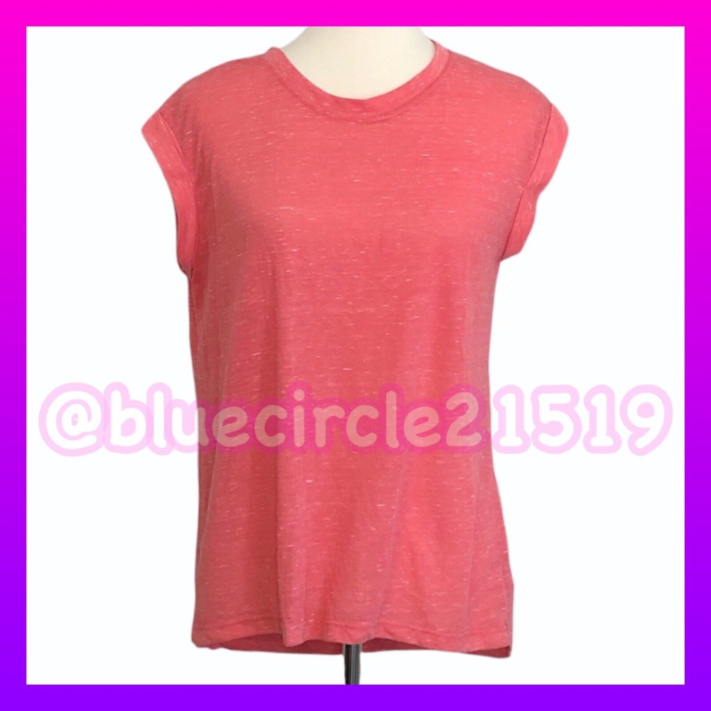 Forever 21 Coral Pink/Orange Muscle Top (Sleeveless) •Size Medium