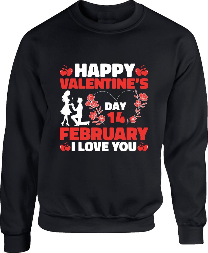 Valentines Day Jumper Happy Valentines Day 14 Feb Valentines Day Gift Sweatshirt-image