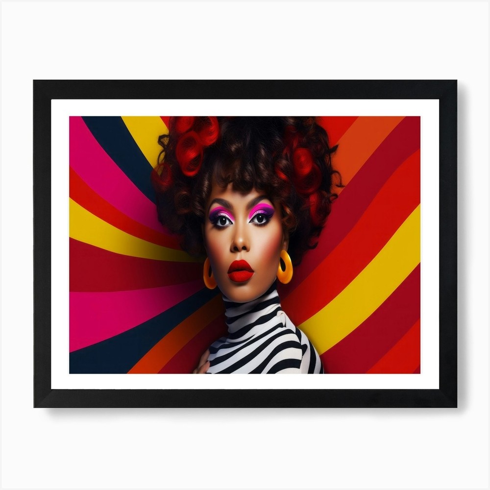 Portrait Of A Woman 10 Art Print Framed Wall Art Poster Canvas Print Picture