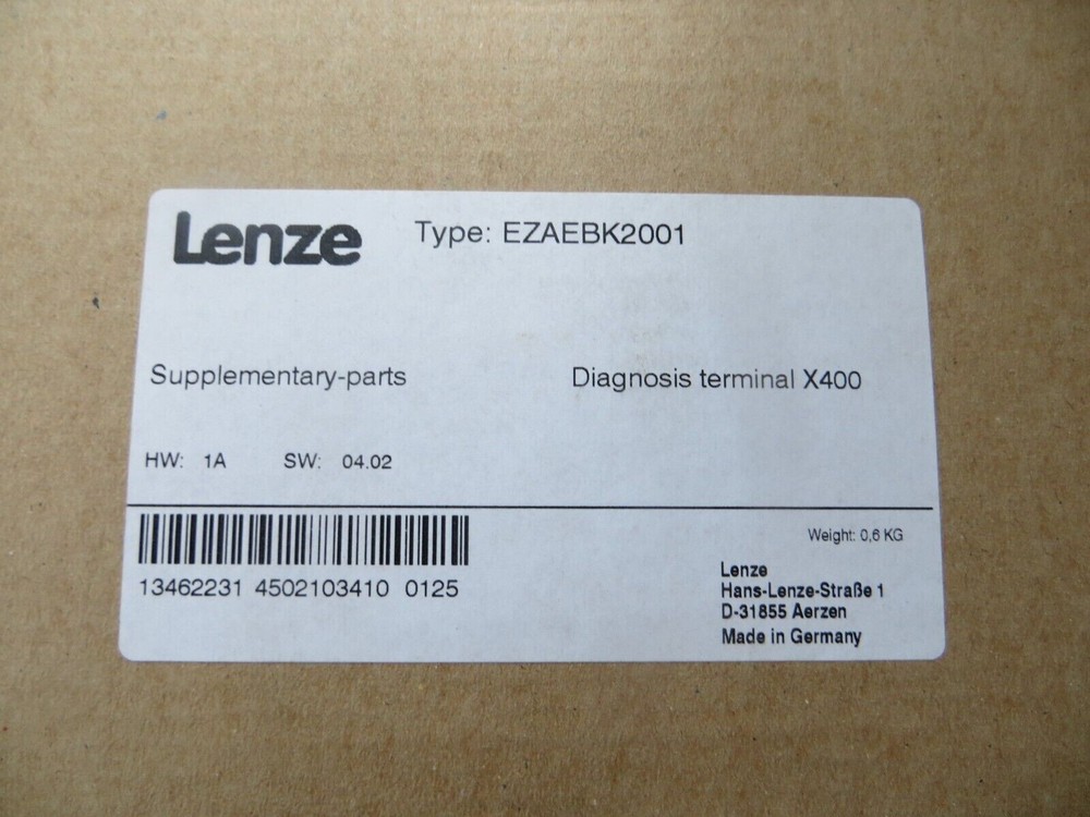 EZAEBK2001 1PC NEW Sealed Lenze Diagnosis Terminal X400 EZAEBK2001
