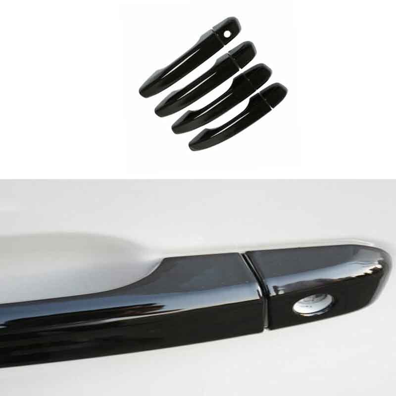 For Honda Accord Car Outside Door Handle Cover Trim Bright Black 10th 2018-2022