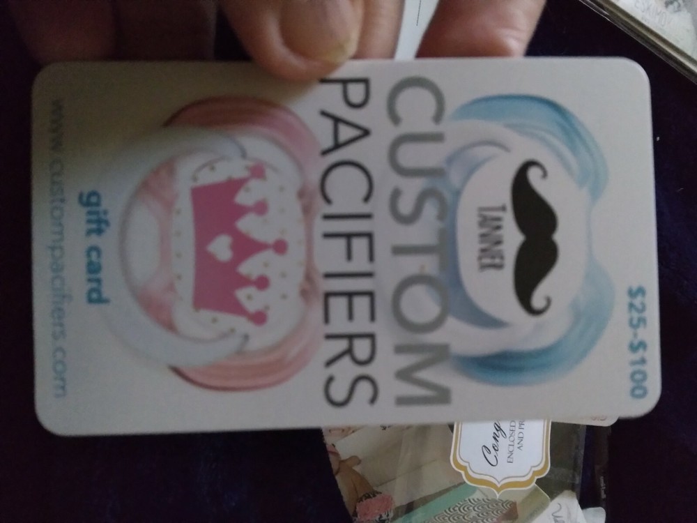 CustomPacifiers Gift Card - Personalize Pacifiers for Babies & Toddlers-image