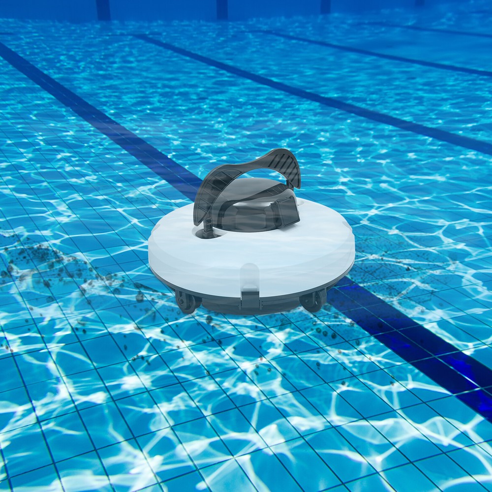 Robotic Cordless Pool Cleaner – Automatic Pool Vacuum Machine  