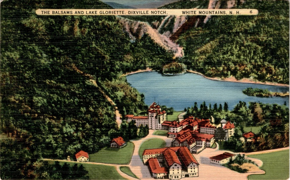DIXVILLE NOTCH, WHITE MOUNTAINS, N. H., TICHNOR B Postcard