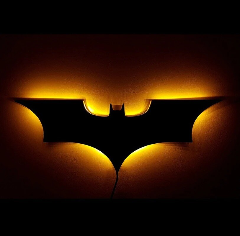 The Batman LED Night Light Wireless Remote Control Lamp Bedroom Atmosphere