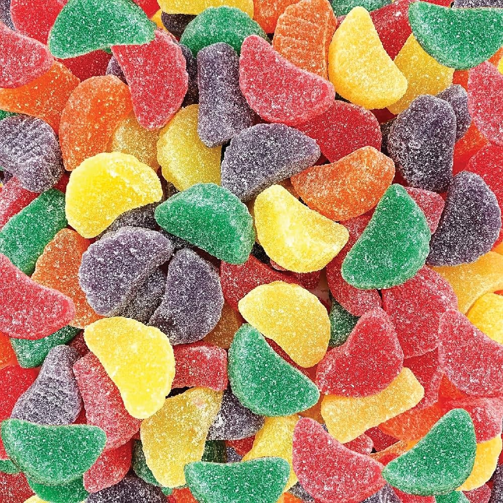 Fruit Slices - 2 Pound Bulk Pack (About 65 Count) - Assorted Jelly Candy - Un...