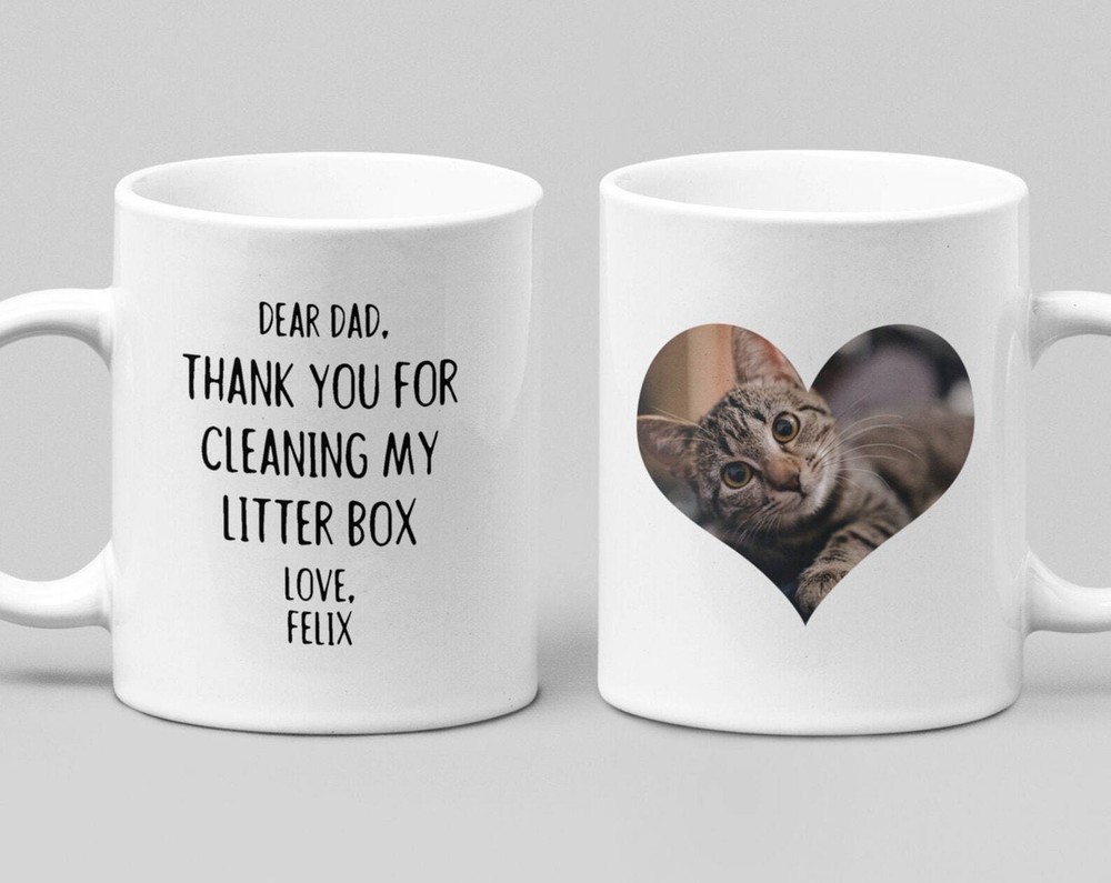 Personalized Cat Dad Mug Funny Cat Owner Coffee Mugs Customized Gift Gifts