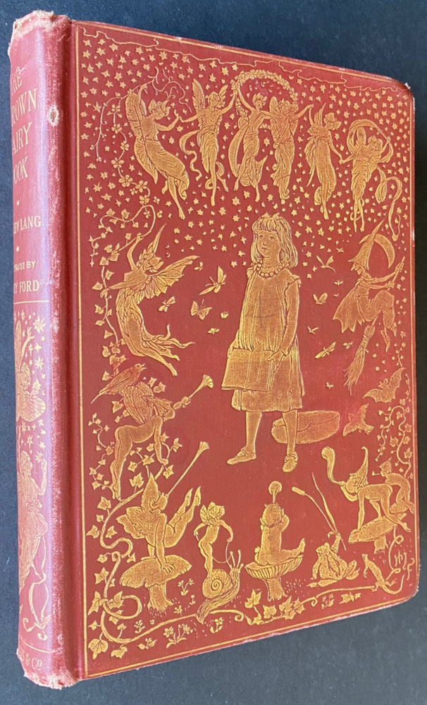 1904 1st THE BROWN FAIRY BOOK Andrew Lang w 29 PLATES, FREE EXPRESS W/WIDE