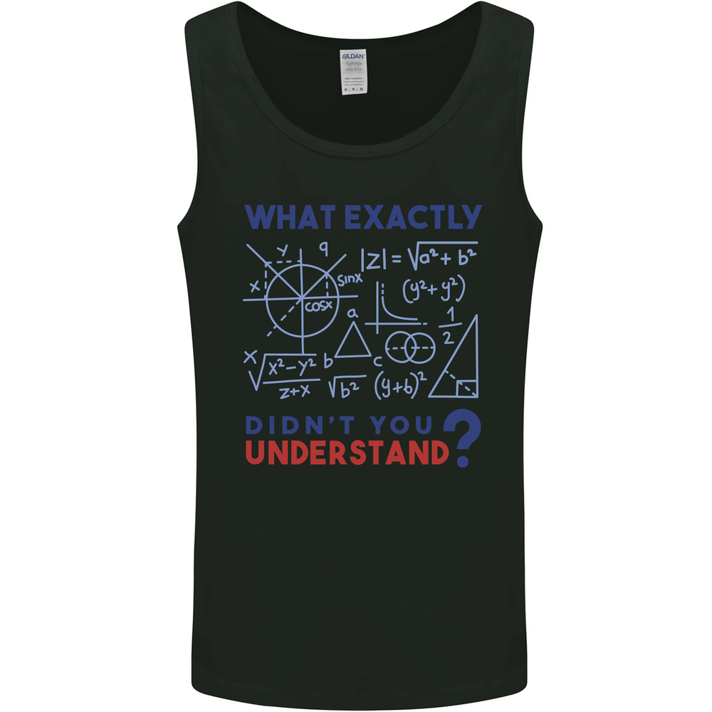 Science What Don't You Understand Geek Mens Vest Tank Top