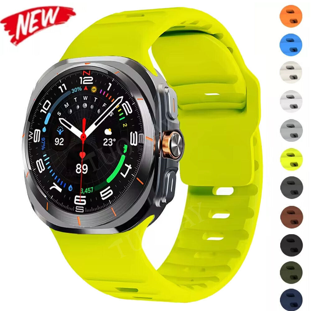 For Samsung Galaxy Watch Ultra 47mm Replacement Silicone Sport Wirst Band Strap