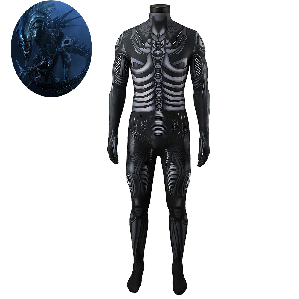 Xenomorph Runner Costume Alien vs. Predator Cosplay Bodysuit