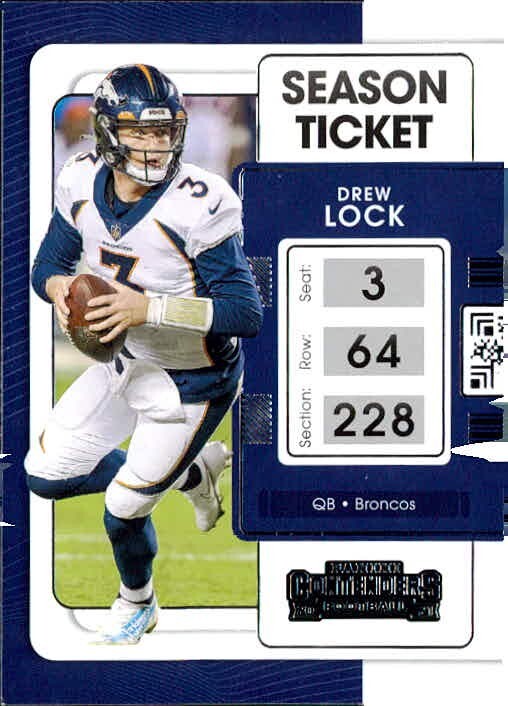 2021 Panini Contenders - #28 Drew Lock