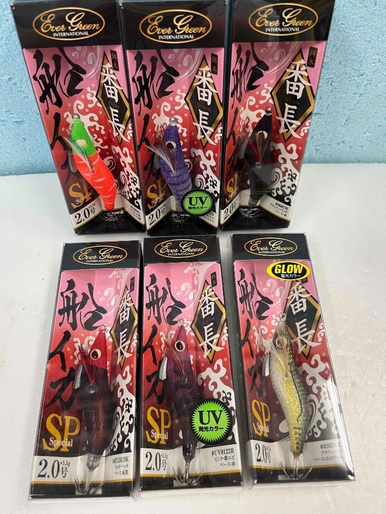Evergreen Egi Bancho 2.0 Squid Jig 6-Point Hook Fishing Lure