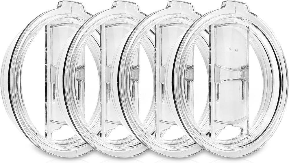 4PACK Tumbler Lids 20Oz,Spill Proof Tumbler Lids for YETI Rambler,Old Style RTIC