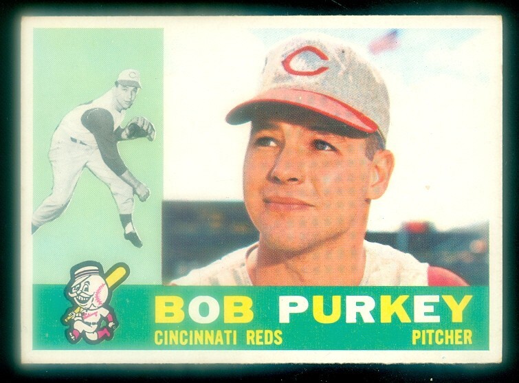 1960 TOPPS #4 BOB PURKEY EXMT