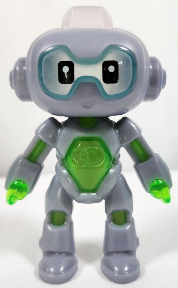 2020 McDonald's Happy Meal Toy Discovery #MINDBLOWN  Green UV Bot Gray Robot