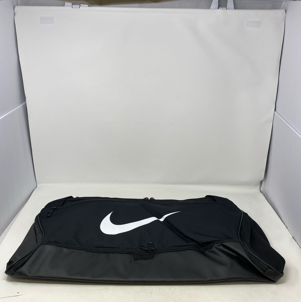 Nike Brasilia 9.5 Medium 60L Training Duffel Bag - Black/Black/White DH7710-010