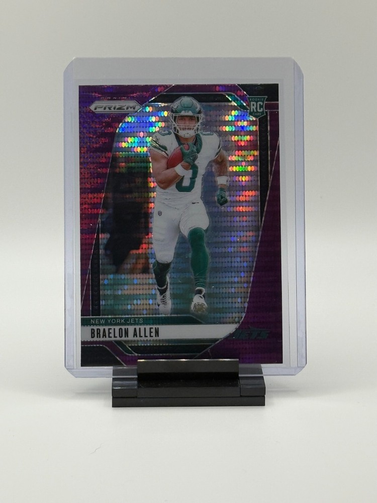 2024 Panini Prizm - Rookies Purple Pulsar Prizm #311 Braelon Allen (RC)