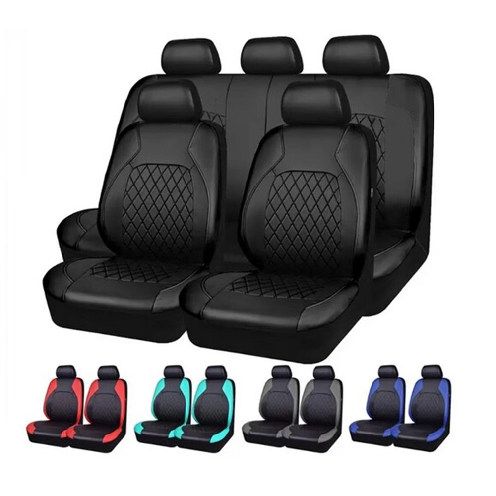 Car Seat Cover PU Leather Cushion Protector Waterproof For Interior Accessories