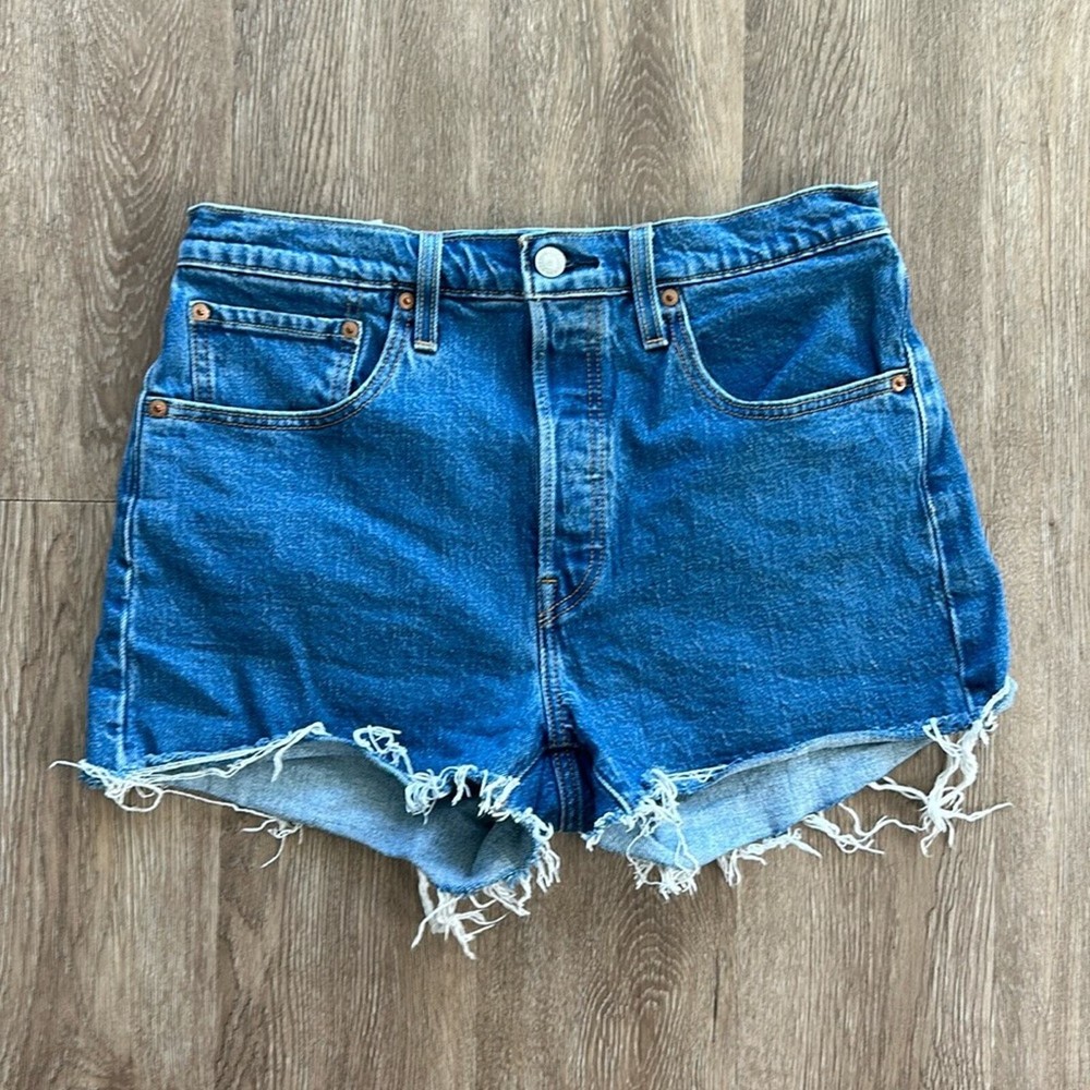Levi's 501 Original High Rise Denim Shorts
