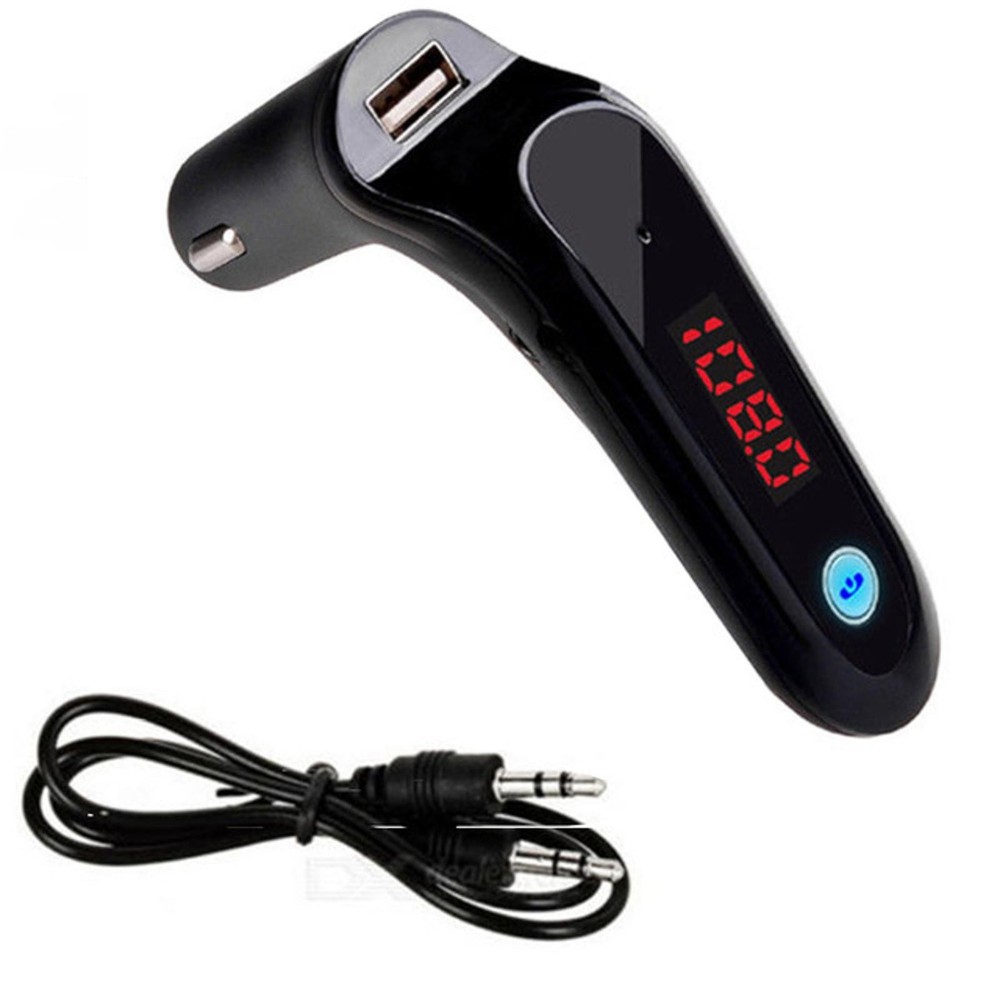 5V Bluetooth FM Transmitter with MP3 Player USB Charger Hands-Free Calling