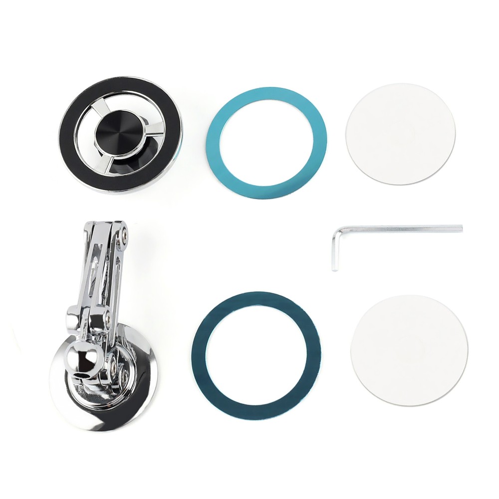 360° Magnetic Phone Stand with Universal Suction Base for Strong Hands-Free Support  
