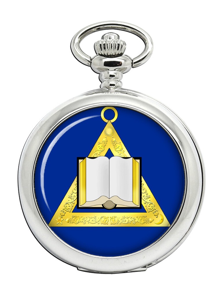 Masonic Lodge Chaplain Engraved Pocket Watch for Freemasons