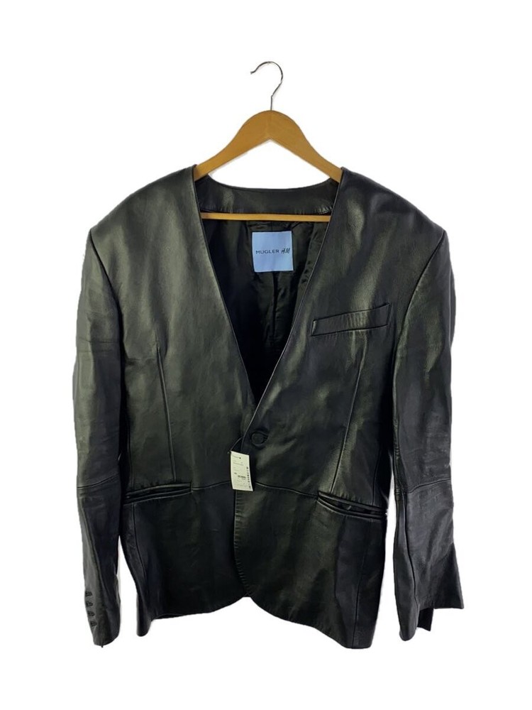 Mugler H M/Leather Jacket Blouson/-/Leather/Blk/Plain