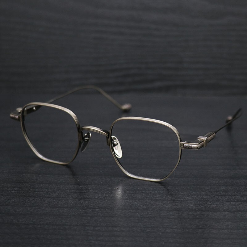 Chrome Hearts VAGILICTORIAN Eyeglasses CH Plus Metal Frame Pre-owned