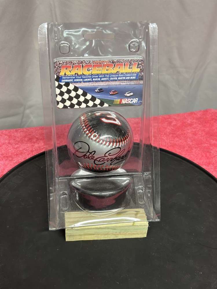 Dale Earnhardt Sr NASCAR Intimidator Baseball RACEBALL Memorabilia Collectible