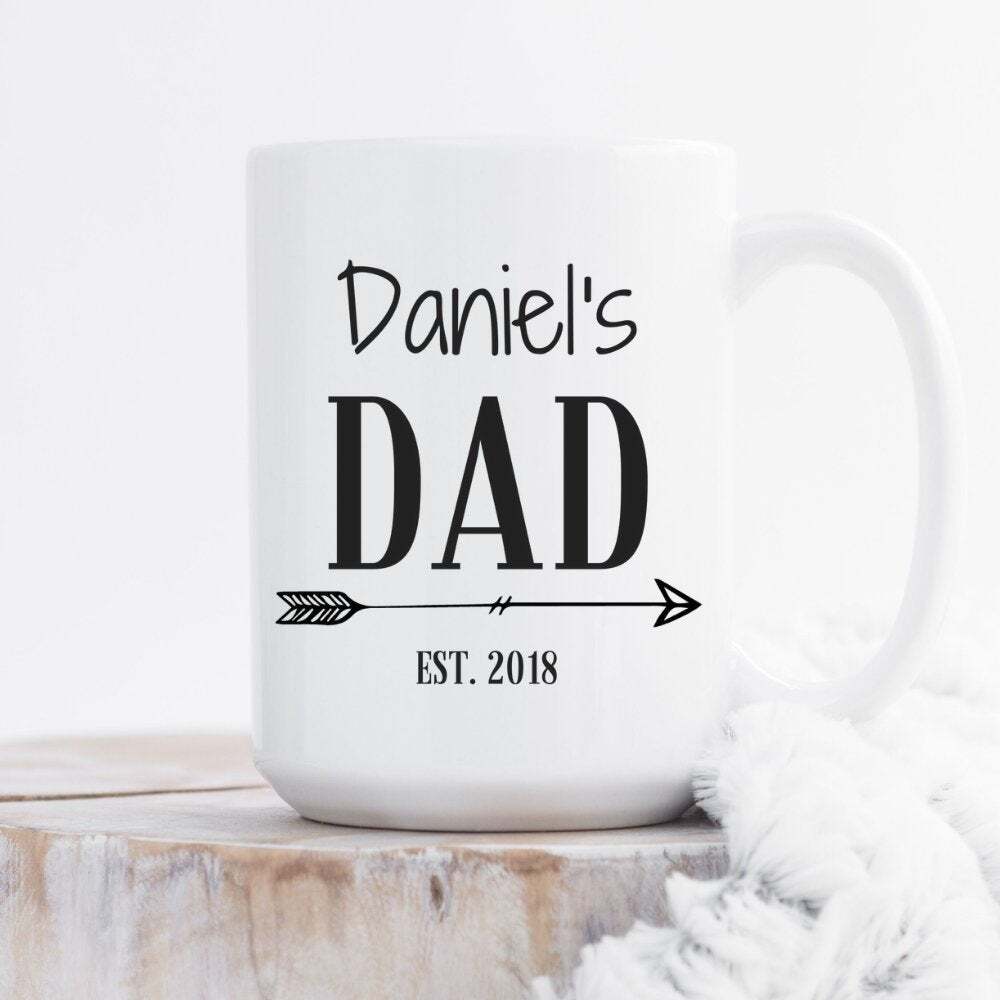 New Dad Gift First Time Dad Gift New Dad Mug First Time Daddy New Dad Gift From