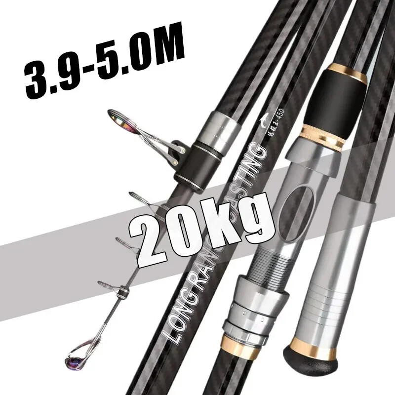 Telescopic Fishing Rod Travel Surf Rod Spinning Power Throwing Surfcasting Rod