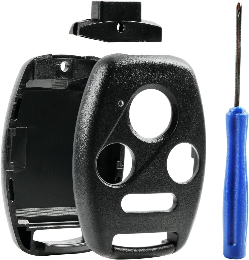 No-Cut Key Fob Shell Case with Keyless Entry Pad for Honda