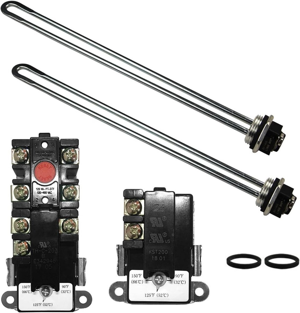 EWH-01 Electric Water Heater Tune-Up Kit with 2 Thermostats for Efficient Heating