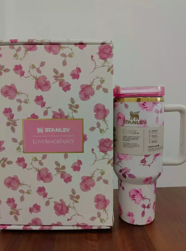 Love Shack Fancy x Stanley 40oz Quencher Tumbler with Gift Box
